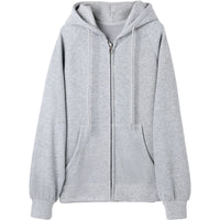 Women’s Zip Oversized Hooded Sweater