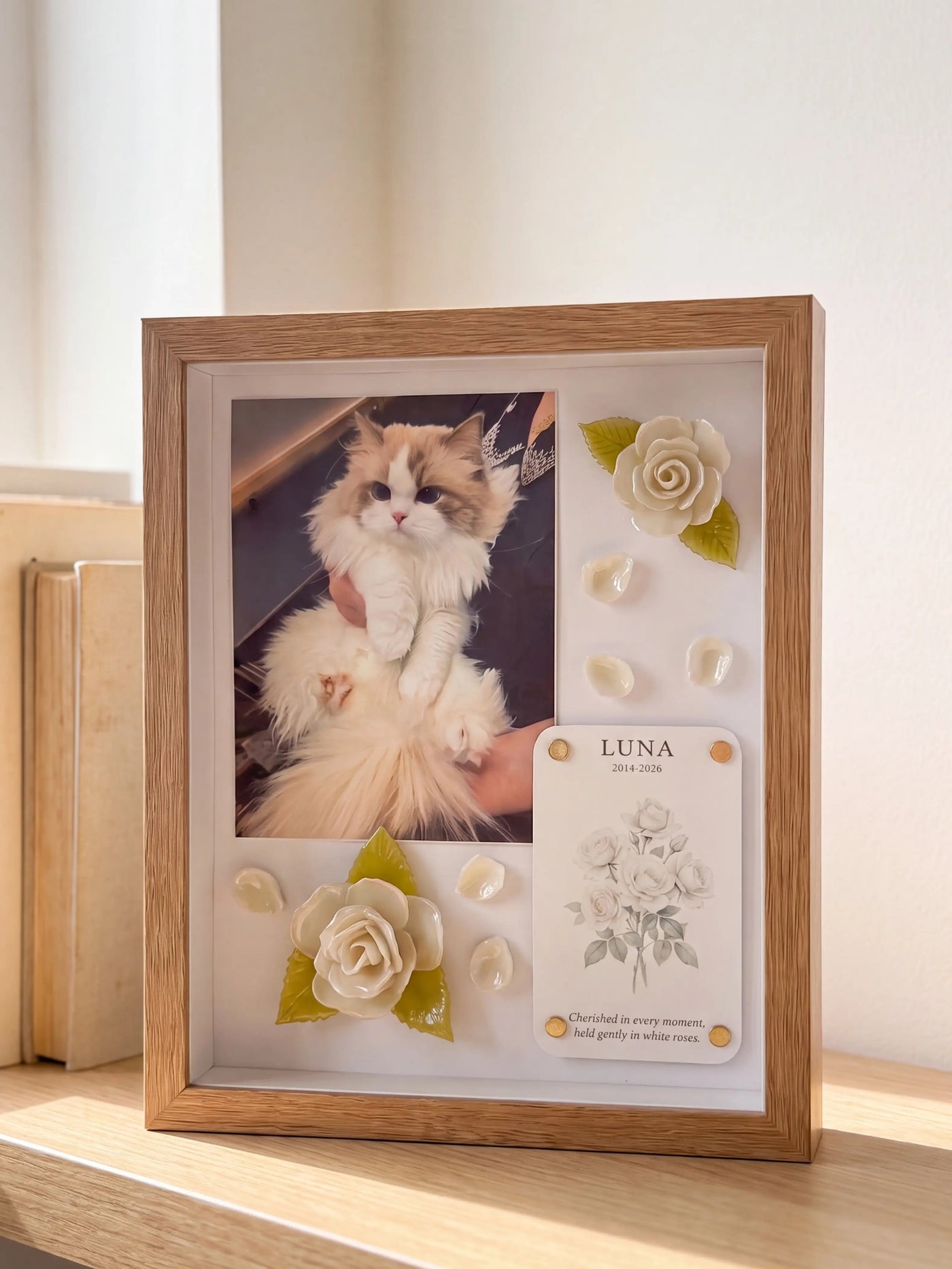 Gentle Goodbye custom pet keepsake prepared as a sympathy gift