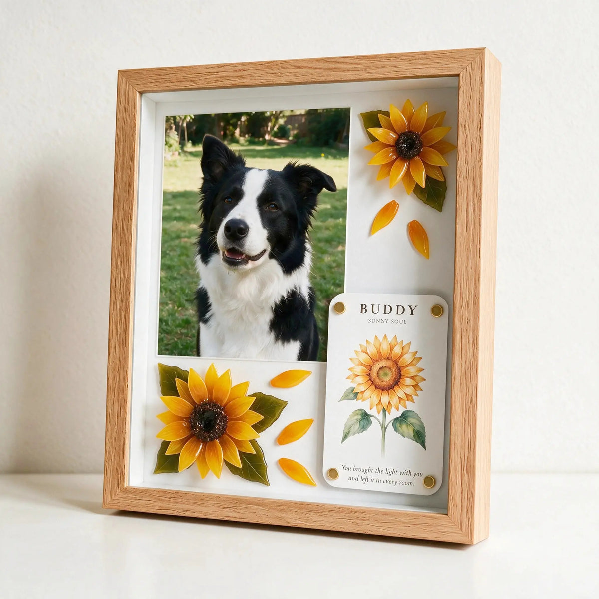 Sunny Soul Pet Memorial Shadow Box