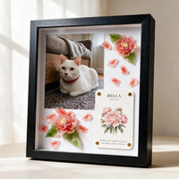 Another Year of You pet celebration shadow box in a sleek black frame