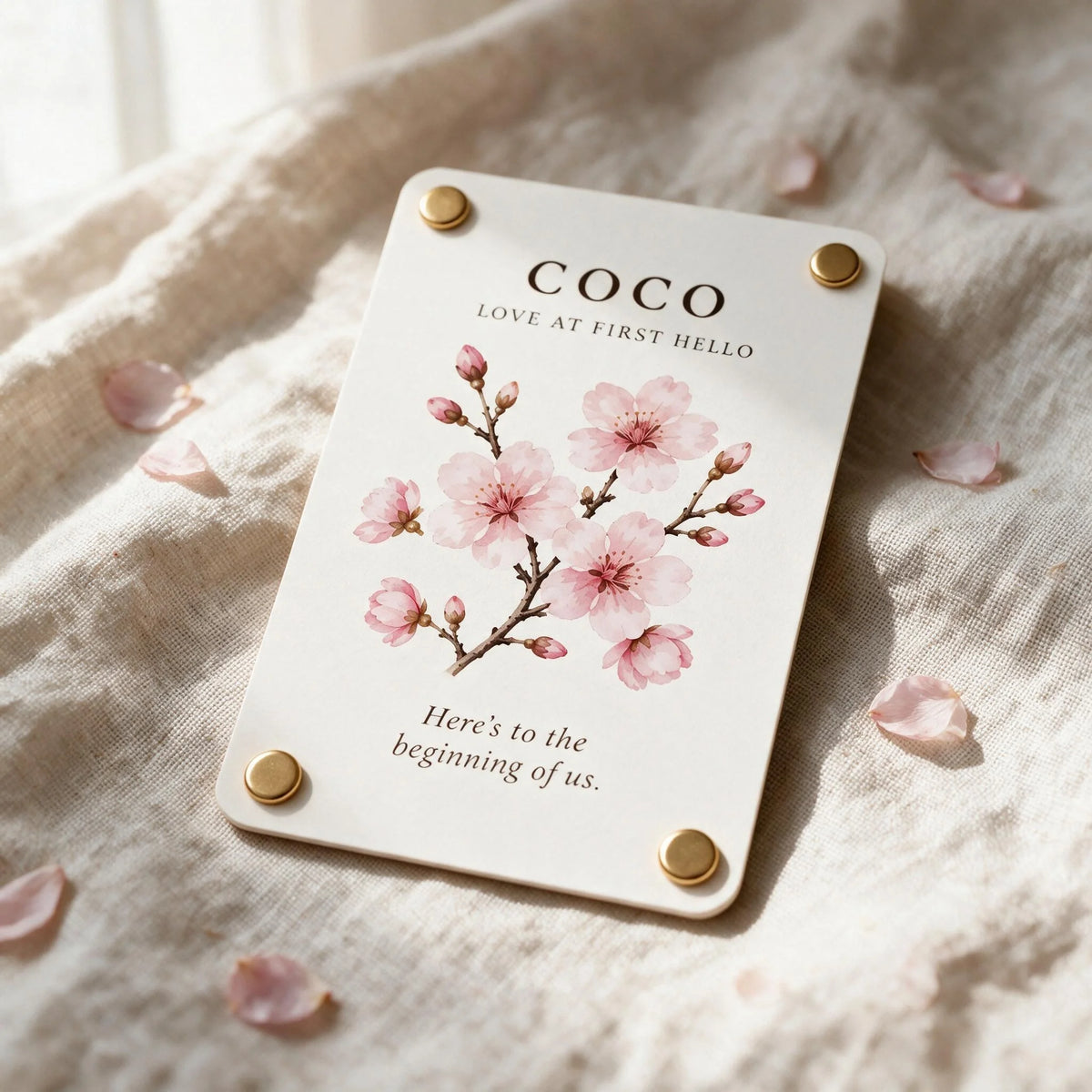 Cherry Blossom Pet Celebration Shadow Box