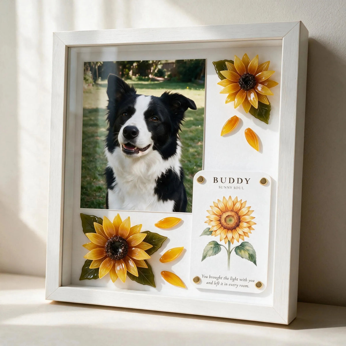 Sunny Soul Pet Memorial Shadow Box